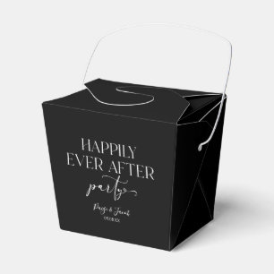 Happily Ever After Party Wedding Reception Favour Box