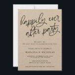 Happily Ever After Party Wedding Reception Invitation<br><div class="desc">This invitation is the perfect way to invite friends and family to your wedding celebration whose original plan may have been interrupted due to the pandemic.</div>