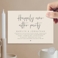 Happily Ever After Party, Wedding Reception
