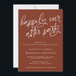 Happily Ever After Party Wedding Reception Invitation<br><div class="desc">This invitation is the perfect way to invite friends and family to your wedding celebration whose original plan may have been interrupted due to the pandemic.</div>