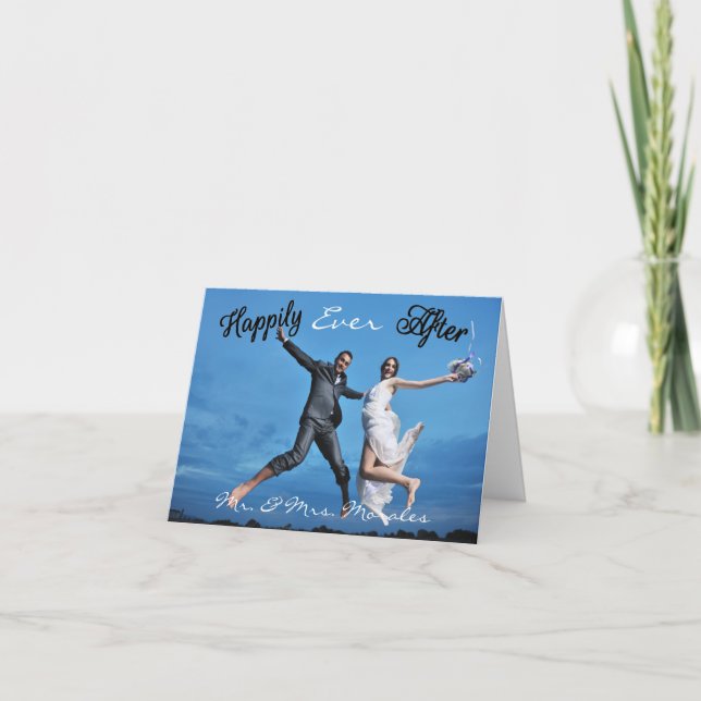 Happily Ever After Photo - Note Card (Front)