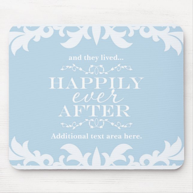 HAPPILY EVER AFTER Princess Royal Decor Mouse Pad (Front)