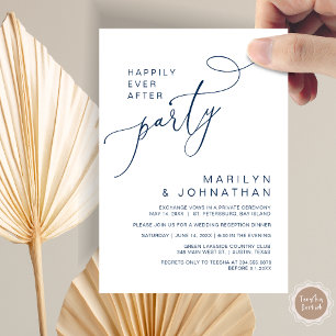 Happily Ever After Reception Dinner and Dancing Invitation