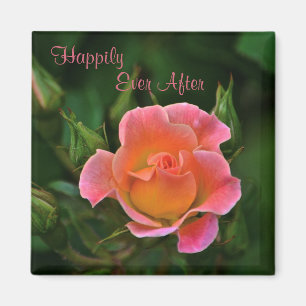 Happily Ever After Rose Magnet