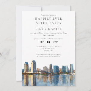 Happily Ever After San Diego Wedding Invitation