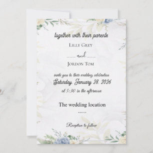 Happily Ever After Starts Now Invitation