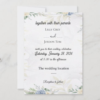 Happily Ever After Starts Now Invitation