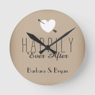Happily Ever After Wall Clock