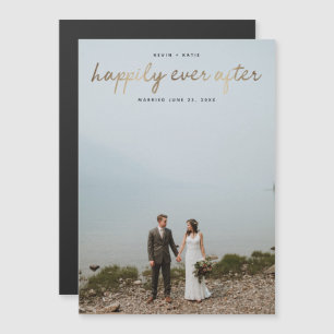 Happily Ever After Wedding Announcement