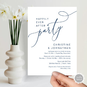 Happily Ever After Wedding Elopement Party Invitat Invitation