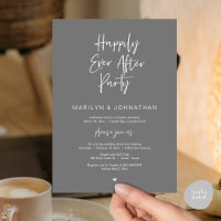 Happily Ever After, Wedding Elopement Party