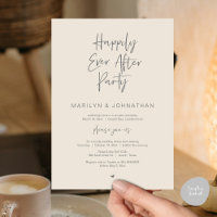 Happily Ever After, Wedding Elopement Party