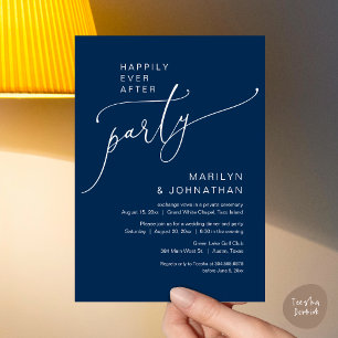 Happily Ever After Wedding Elopement Party Invitation