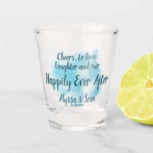 Happily Ever After Wedding FAVOR, Bomboniere Shot Glass