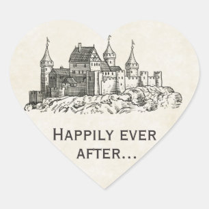 Happily Ever After Wedding Favour Stickers