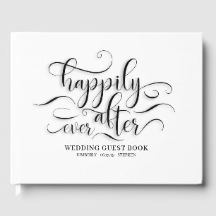 Happily Ever After Wedding Guest Book