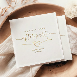 Happily Ever After Wedding Reception Napkin