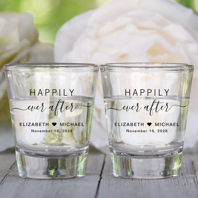 Happily Ever After Wedding Shot Glass (Creator Uploaded)