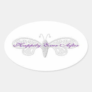 Happily Ever After Wedding Stickers seals