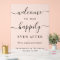Happily Ever After Wedding Welcome Frosted