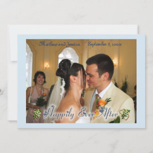 Happily Ever After with Hearts Wedding Photo