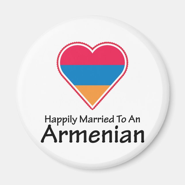 Happily Married Armenian Magnet (Front)