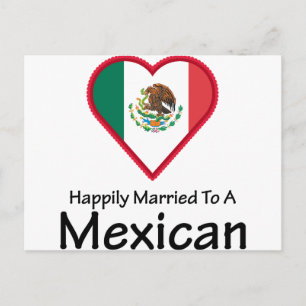 Happily Married Mexican Postcard