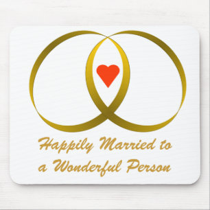 Happily Married Mouse Mat