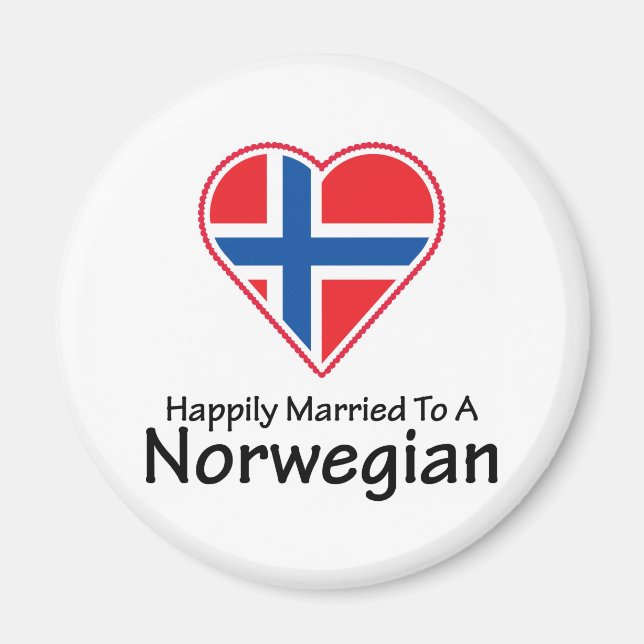 Happily Married Norwegian Magnet (Front)