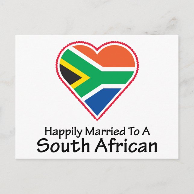 Happily Married South African Postcard (Front)