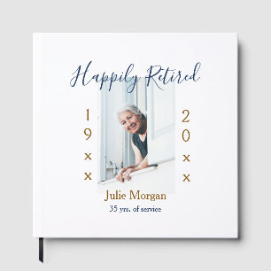 happily retired photo 19XX-20XX YEARS OF SERVICE P Guest Book
