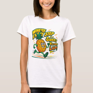 Happily Running pineapple T-Shirt