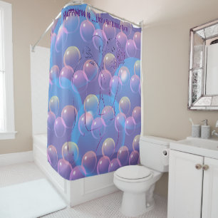 Happiness  - Abstract Art  -  Shower Curtain