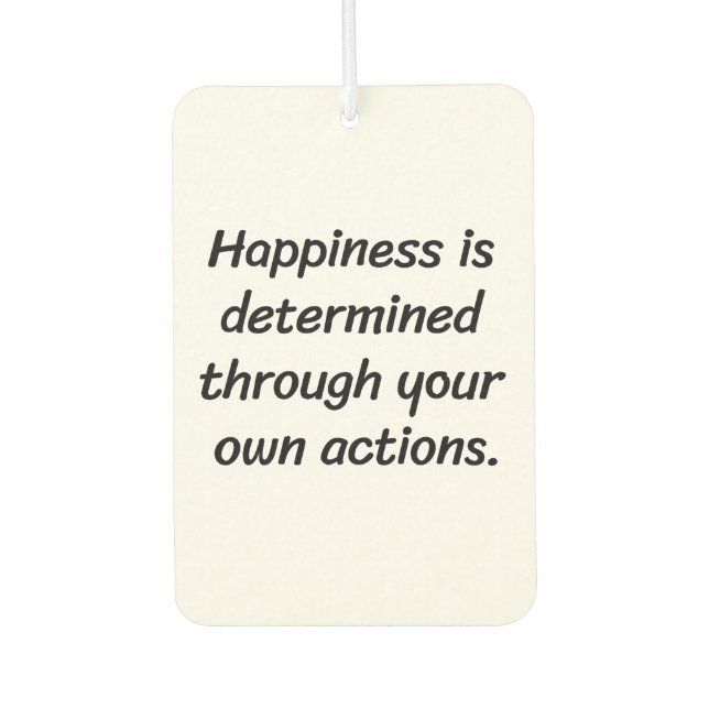 Happiness Air Freshener (Front)