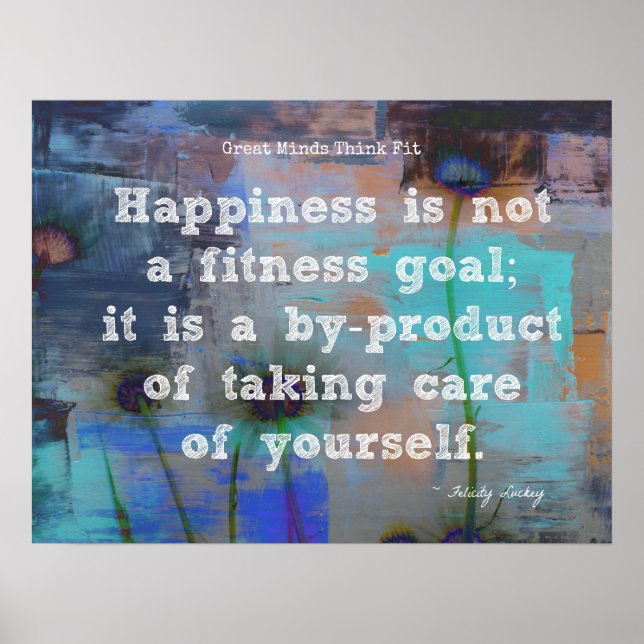 Happiness and Fitness! Poster (Front)