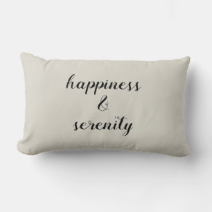 Happiness and Serenity Lumbar Cushion