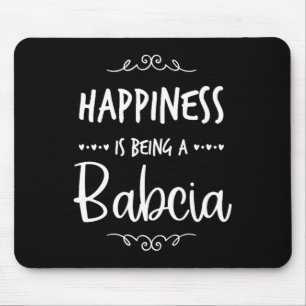 Happiness Being A Bcia Poland Polish Grandma Mouse Mat