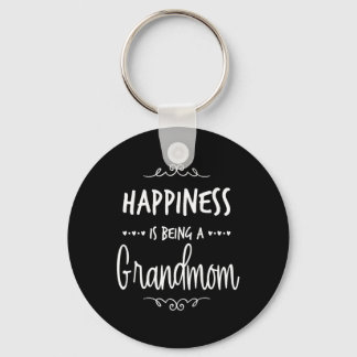 Happiness Being A Grandmom Special Grandma Key Ring