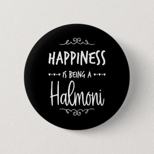 Happiness Being A Halmoni Korea Korean Grandma 6 Cm Round Badge