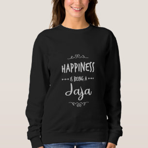 Happiness Being A Jaja Poland Polish Grandma Sweatshirt
