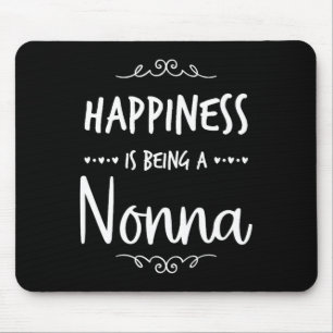 Happiness Being A Nonna Italy Italian Grandma Mouse Mat