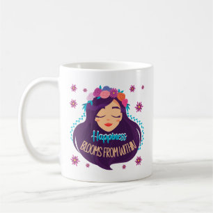 Happiness Blooms From Within Coffee Mug
