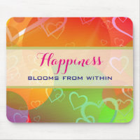 Happiness Blooms From Within -  Colourful Hearts