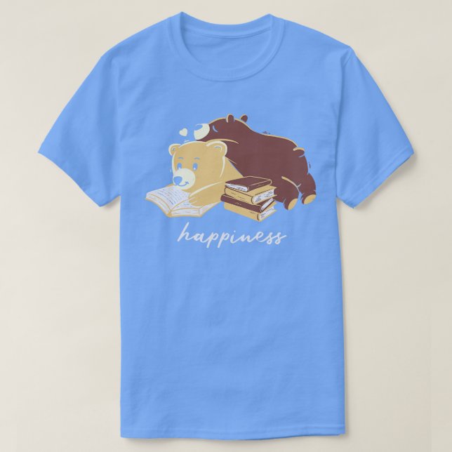 Happiness Brown Bear T-Shirt (Design Front)