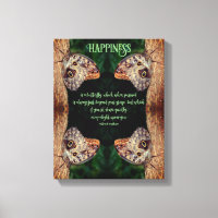 Happiness Brown Butterfly Abstract Inspirational