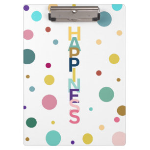 Happiness bubble clipboard