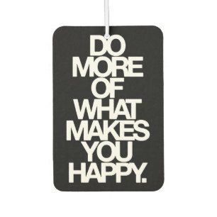 Happiness Car Air Freshener