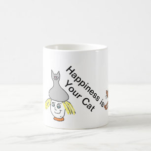 Happiness Cat Mug