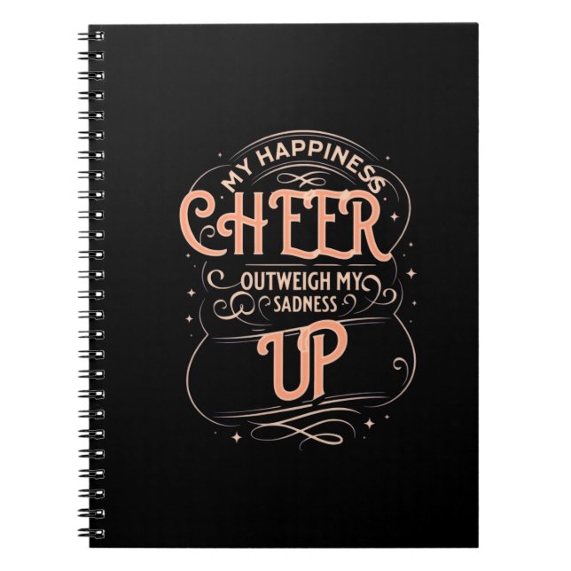  HAPPINESS CHEER UP SPIRAL NOTEBOOK  (Front)