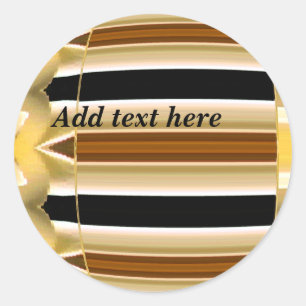 Happiness_ Classic Round Sticker